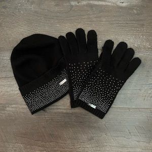 Calvin Klein Winter Hat & Gloves Set | NWOT | Black